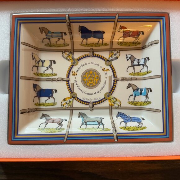 Hermes Vide-Poche Porcelain tray for change and keys - Picture 7 of 9